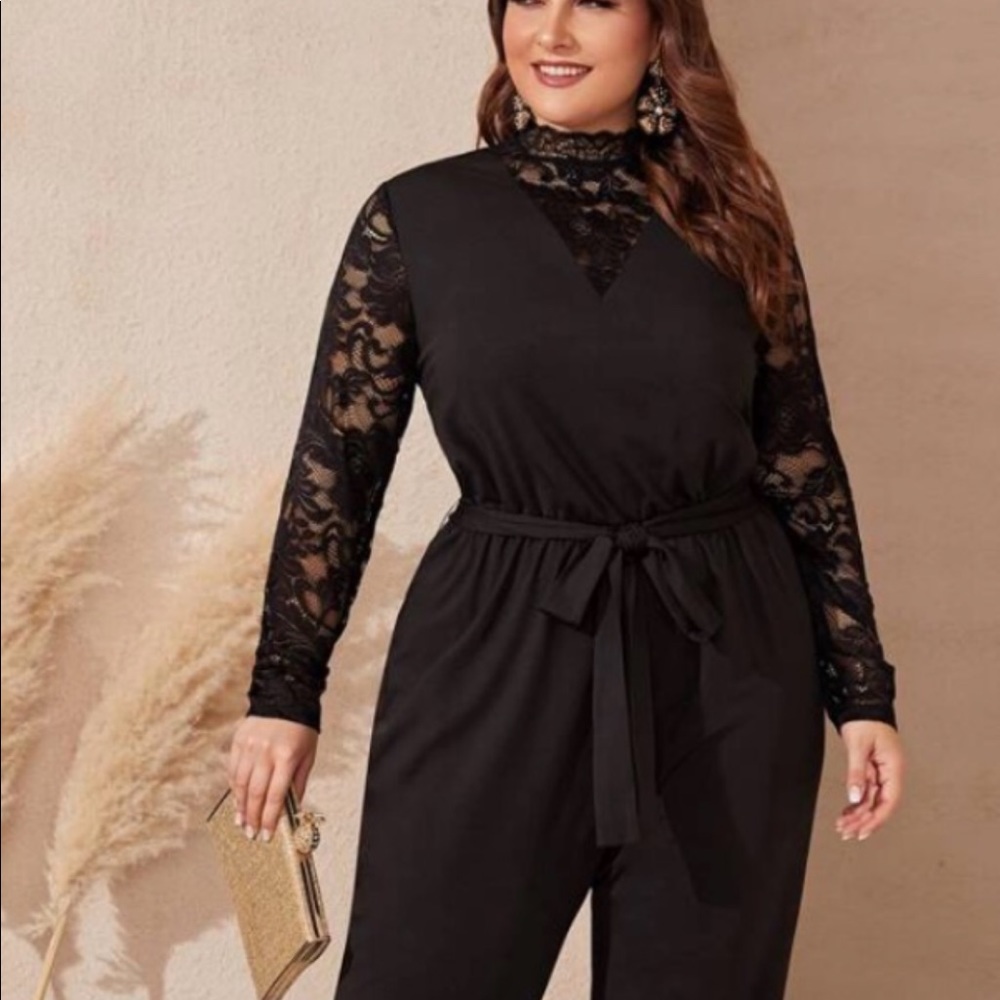 Black dressy bodysuit.